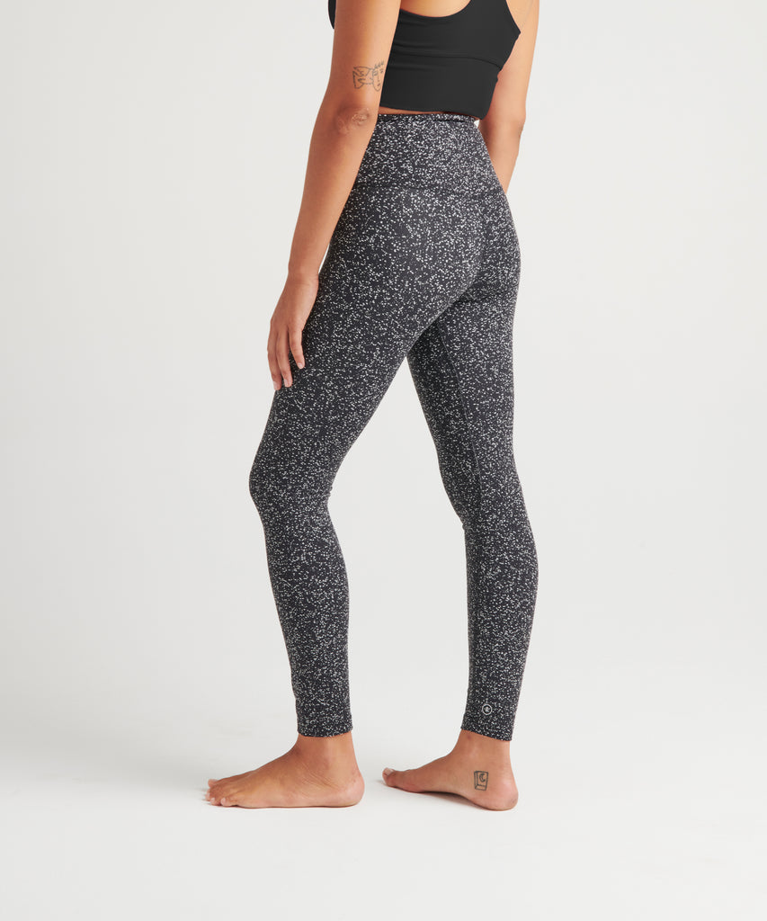 Women's Jacquard Leggings - Stretchy High Waist Yoga Pants Tummy